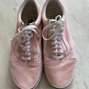 Vans Old Skool Blush Pink Sneakers Shoes womens sz 10